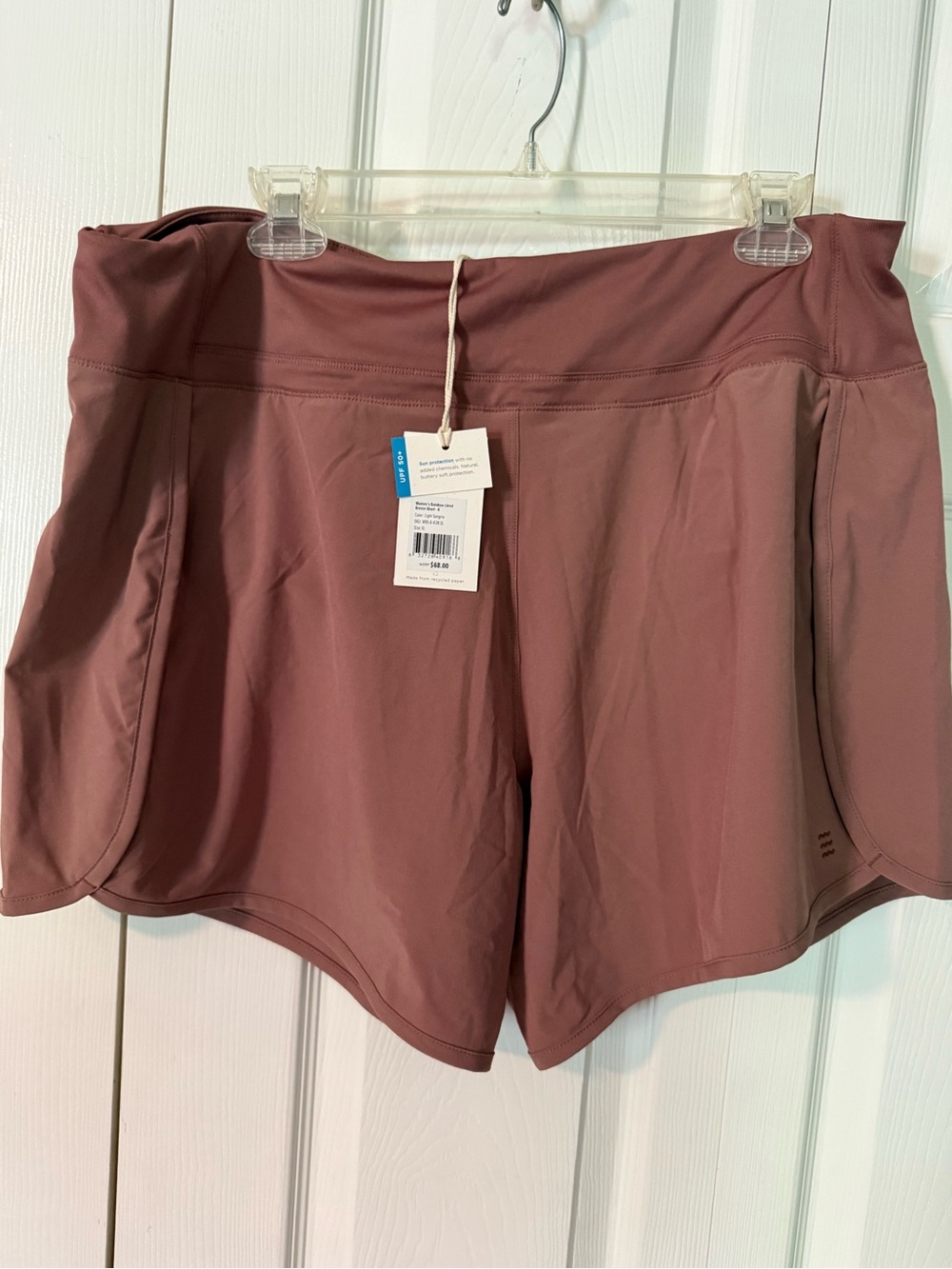 Women’s Bamboo Lined Active Shorts in Dusty Rose - Lightweight Performance